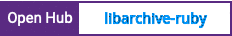 Open Hub project report for libarchive-ruby