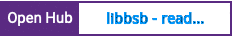 Open Hub project report for libbsb - read/write/convert BSB images