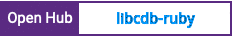 Open Hub project report for libcdb-ruby