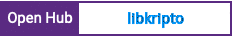 Open Hub project report for libkripto
