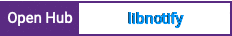 Open Hub project report for libnotify