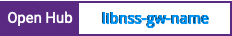 Open Hub project report for libnss-gw-name