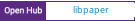 Open Hub project report for libpaper