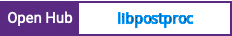 Open Hub project report for libpostproc