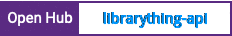 Open Hub project report for librarything-api