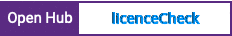 Open Hub project report for licenceCheck