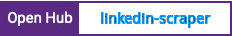 Open Hub project report for linkedin-scraper