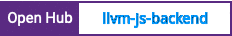 Open Hub project report for llvm-js-backend