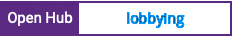 Open Hub project report for lobbying