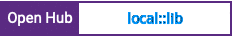 Open Hub project report for local::lib