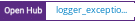 Open Hub project report for logger_exception_format