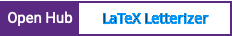 Open Hub project report for LaTeX Letterizer