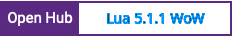 Open Hub project report for Lua 5.1.1 WoW