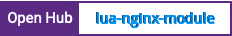 Open Hub project report for lua-nginx-module