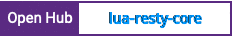 Open Hub project report for lua-resty-core