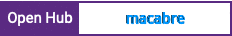 Open Hub project report for macabre
