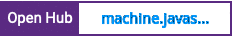 Open Hub project report for machine.javascript