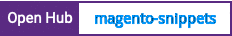 Open Hub project report for magento-snippets