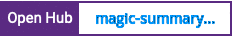 Open Hub project report for magic-summary-tool