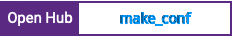 Open Hub project report for make_conf