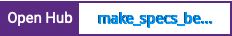 Open Hub project report for make_specs_better