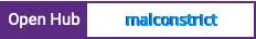 Open Hub project report for malconstrict