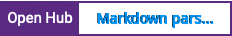 Open Hub project report for Markdown parser written in Racket
