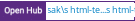 Open Hub project report for masak's html-template