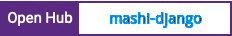 Open Hub project report for mashi-django