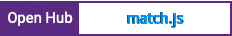 Open Hub project report for match.js