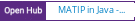 Open Hub project report for MATIP in Java - (MIJ)