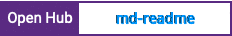 Open Hub project report for md-readme