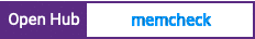 Open Hub project report for memcheck