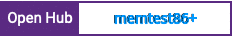 Open Hub project report for memtest86+