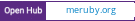 Open Hub project report for meruby.org