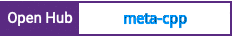 Open Hub project report for meta-cpp