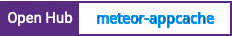 Open Hub project report for meteor-appcache