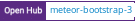 Open Hub project report for meteor-bootstrap-3