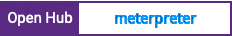 Open Hub project report for meterpreter