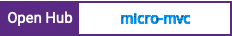 Open Hub project report for micro-mvc