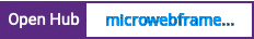 Open Hub project report for microwebframeworks