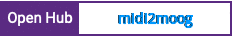 Open Hub project report for midi2moog
