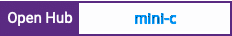 Open Hub project report for mini-c