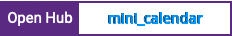 Open Hub project report for mini_calendar