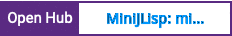 Open Hub project report for MiniJLisp: mini Lisp interpreter in Java