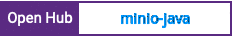 Open Hub project report for minio-java