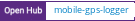 Open Hub project report for mobile-gps-logger