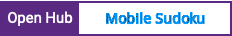 Open Hub project report for Mobile Sudoku