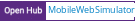 Open Hub project report for MobileWebSimulator