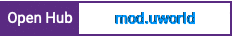 Open Hub project report for mod.uworld
